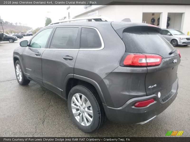 Granite Crystal Metallic / Black 2018 Jeep Cherokee Overland 4x4