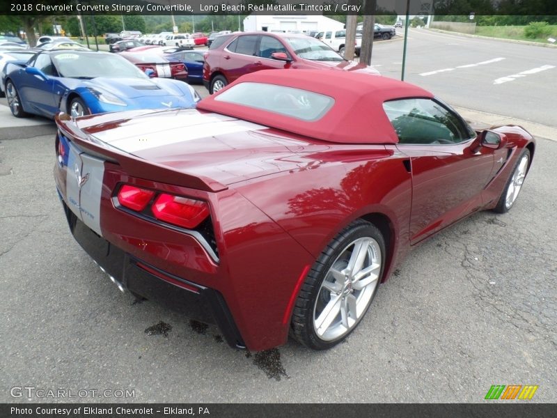 Long Beach Red Metallic Tintcoat / Gray 2018 Chevrolet Corvette Stingray Convertible