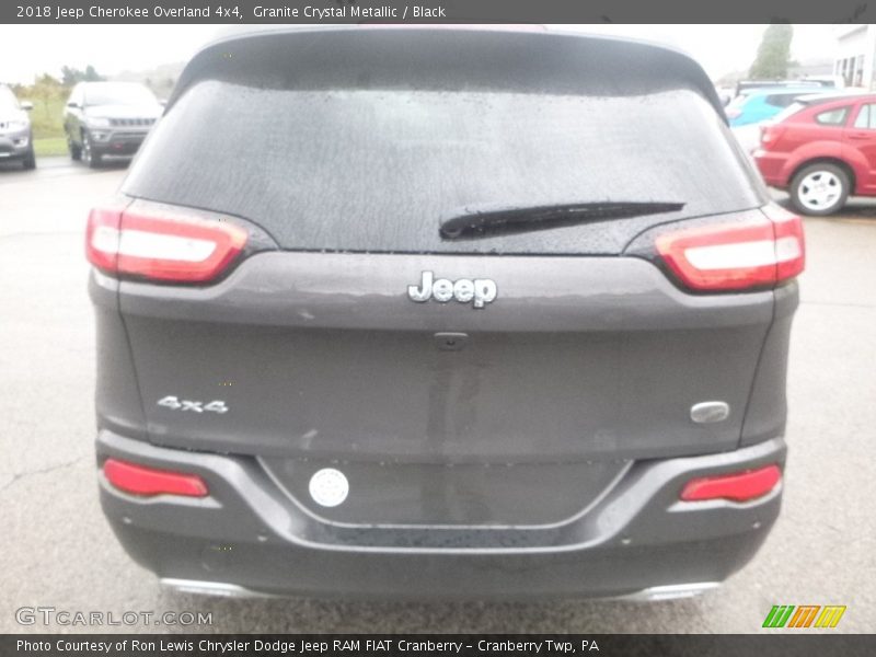 Granite Crystal Metallic / Black 2018 Jeep Cherokee Overland 4x4