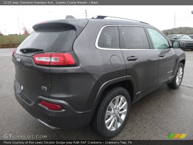 Granite Crystal Metallic / Black 2018 Jeep Cherokee Overland 4x4