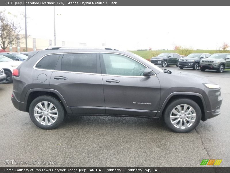 Granite Crystal Metallic / Black 2018 Jeep Cherokee Overland 4x4
