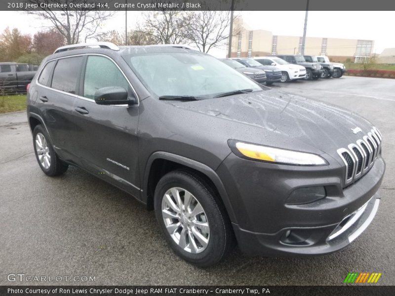 Granite Crystal Metallic / Black 2018 Jeep Cherokee Overland 4x4