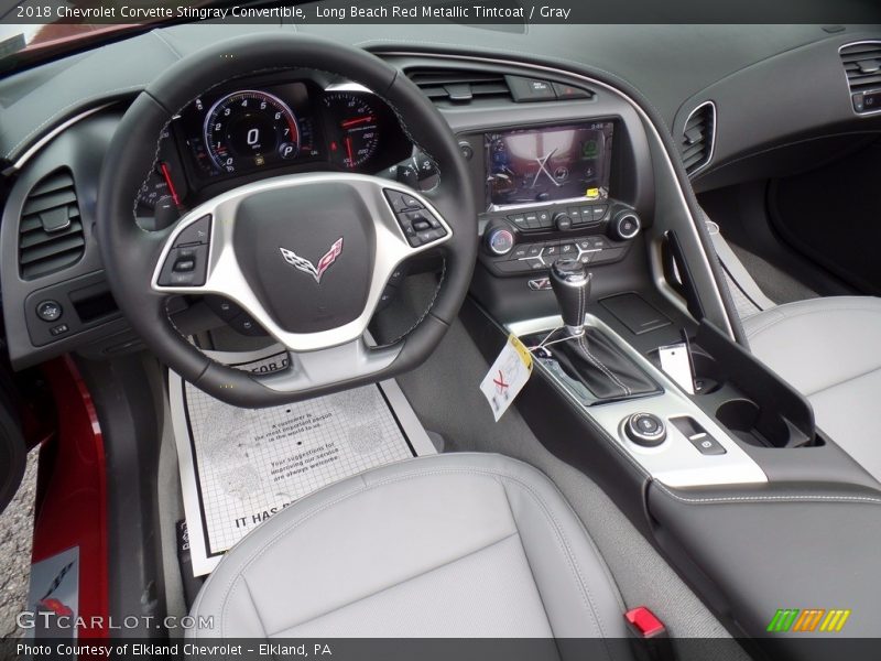 Controls of 2018 Corvette Stingray Convertible