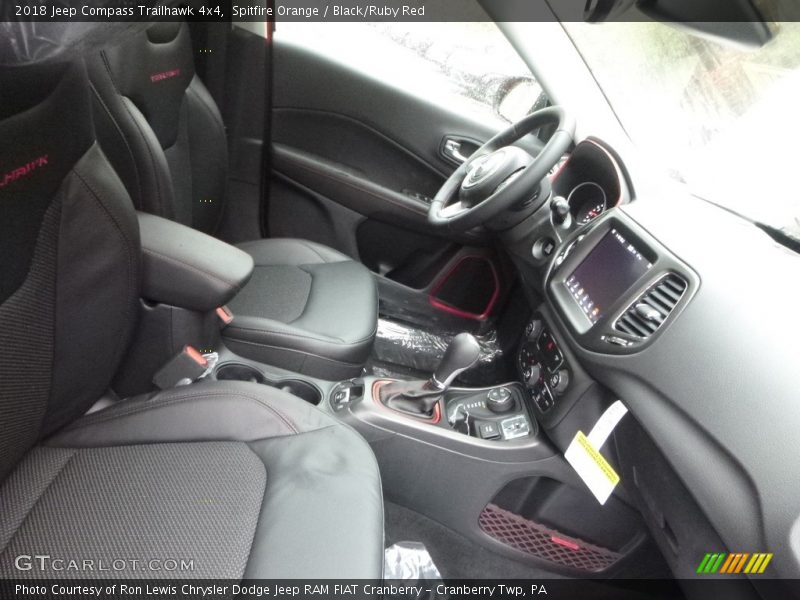 Spitfire Orange / Black/Ruby Red 2018 Jeep Compass Trailhawk 4x4