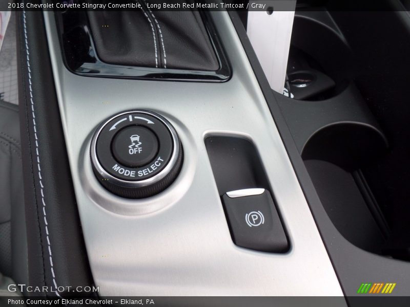 Controls of 2018 Corvette Stingray Convertible