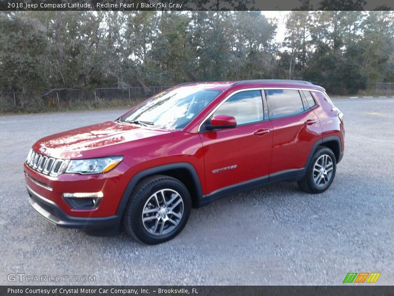 Redline Pearl / Black/Ski Gray 2018 Jeep Compass Latitude