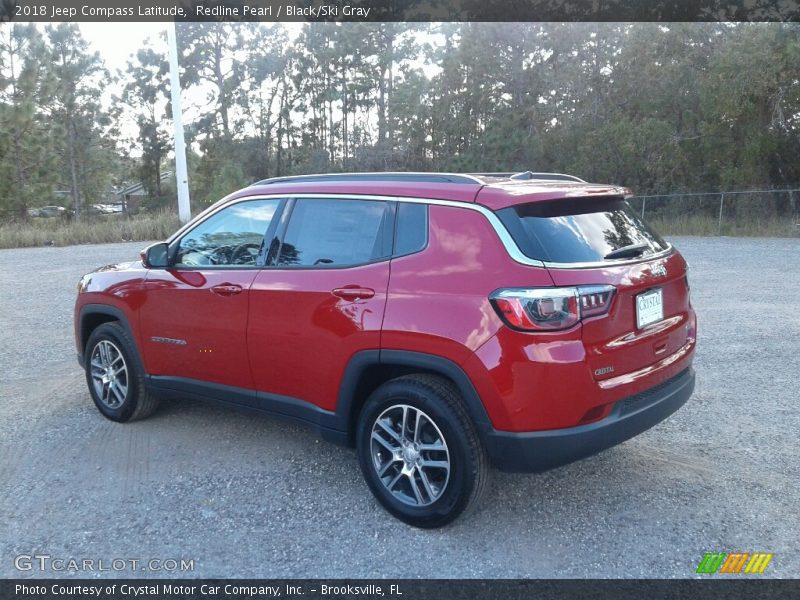 Redline Pearl / Black/Ski Gray 2018 Jeep Compass Latitude