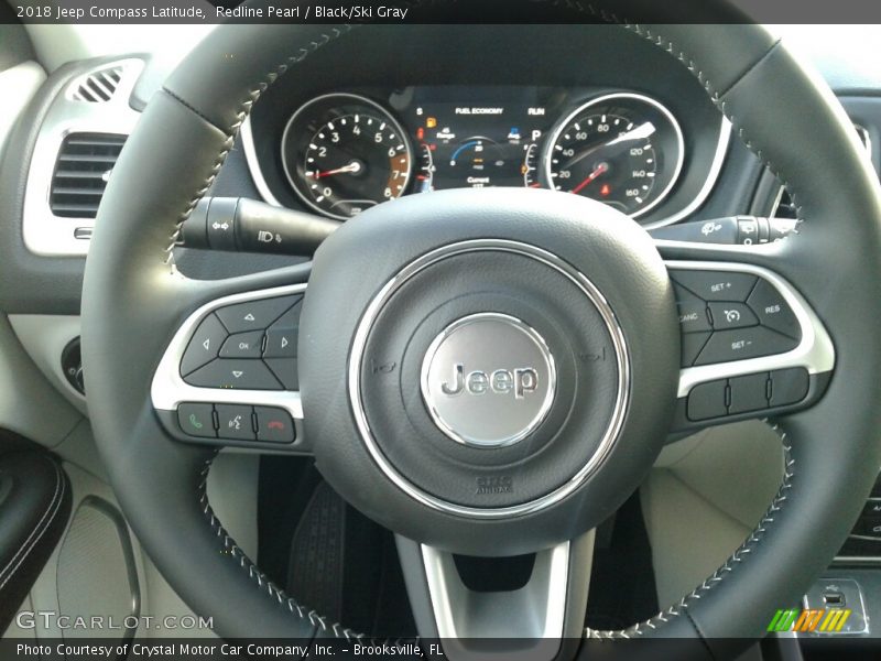 Redline Pearl / Black/Ski Gray 2018 Jeep Compass Latitude