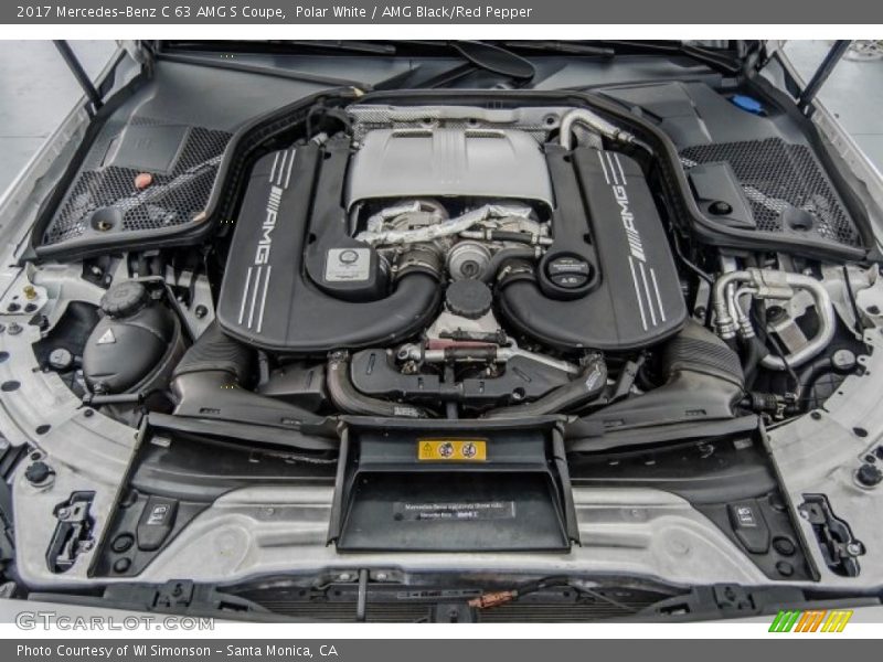  2017 C 63 AMG S Coupe Engine - 4.0 Liter AMG DI biturbo DOHC 32-Valve VVT V8