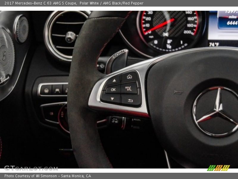 Controls of 2017 C 63 AMG S Coupe