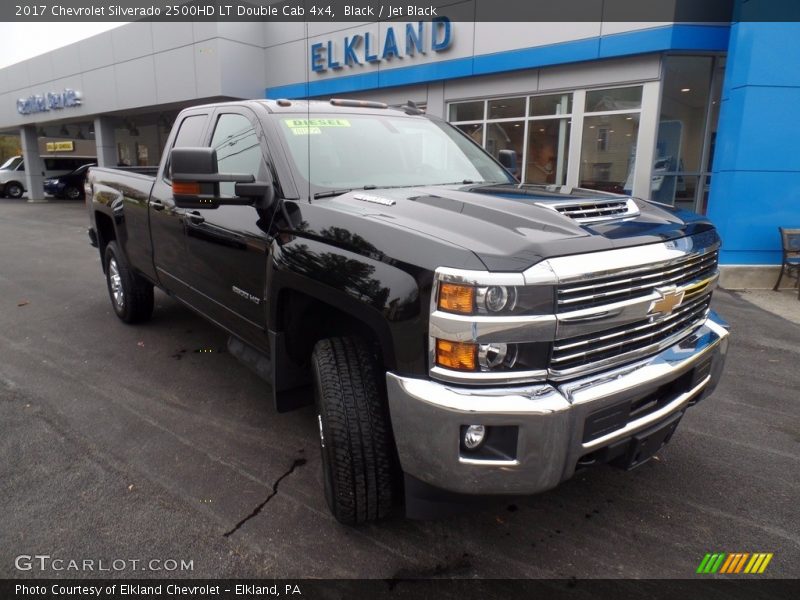 Black / Jet Black 2017 Chevrolet Silverado 2500HD LT Double Cab 4x4