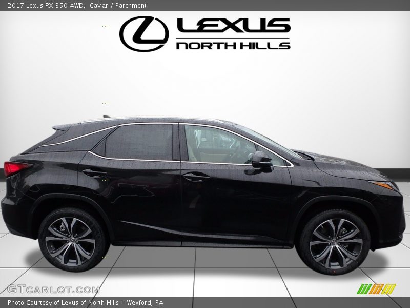 Caviar / Parchment 2017 Lexus RX 350 AWD