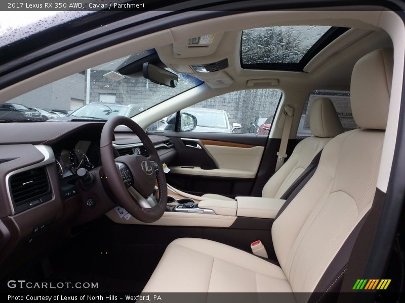 Caviar / Parchment 2017 Lexus RX 350 AWD