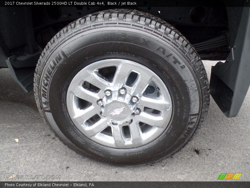 Black / Jet Black 2017 Chevrolet Silverado 2500HD LT Double Cab 4x4
