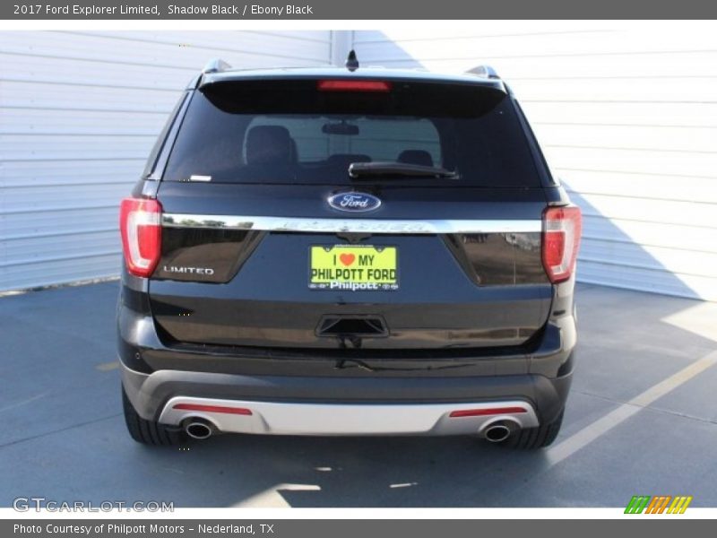 Shadow Black / Ebony Black 2017 Ford Explorer Limited