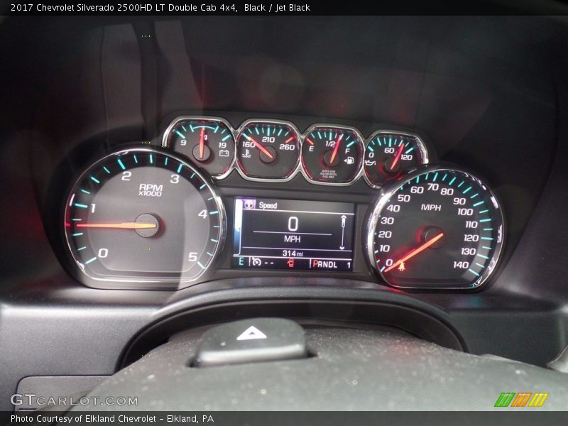 Black / Jet Black 2017 Chevrolet Silverado 2500HD LT Double Cab 4x4