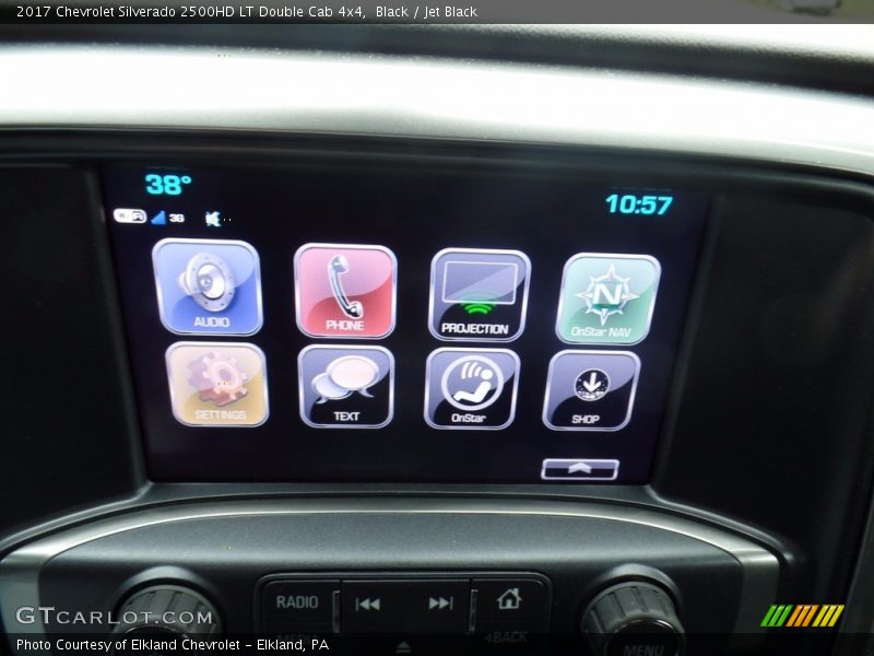 Black / Jet Black 2017 Chevrolet Silverado 2500HD LT Double Cab 4x4