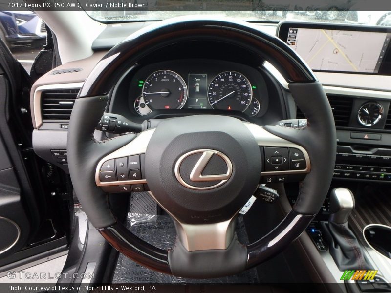 Caviar / Noble Brown 2017 Lexus RX 350 AWD
