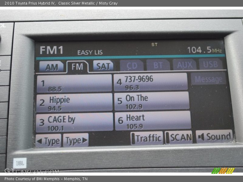 Classic Silver Metallic / Misty Gray 2010 Toyota Prius Hybrid IV