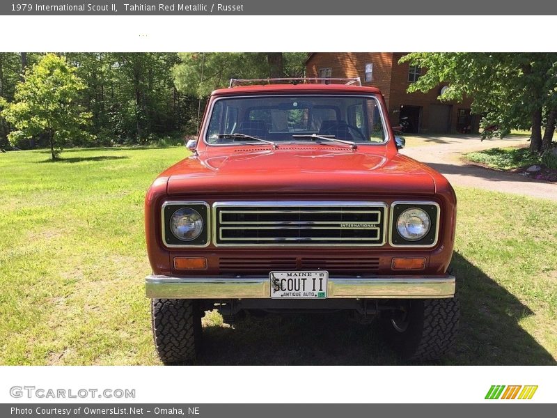 Tahitian Red Metallic / Russet 1979 International Scout II