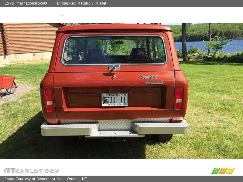 Tahitian Red Metallic / Russet 1979 International Scout II