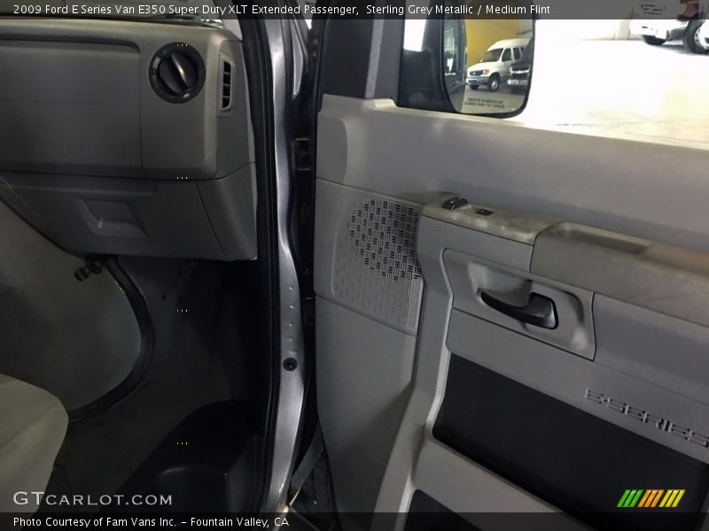 Sterling Grey Metallic / Medium Flint 2009 Ford E Series Van E350 Super Duty XLT Extended Passenger