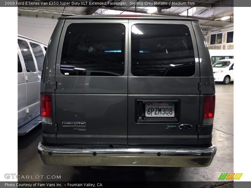 Sterling Grey Metallic / Medium Flint 2009 Ford E Series Van E350 Super Duty XLT Extended Passenger