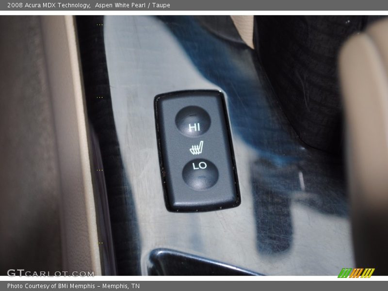 Aspen White Pearl / Taupe 2008 Acura MDX Technology