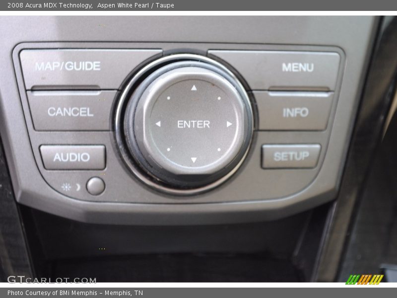 Aspen White Pearl / Taupe 2008 Acura MDX Technology