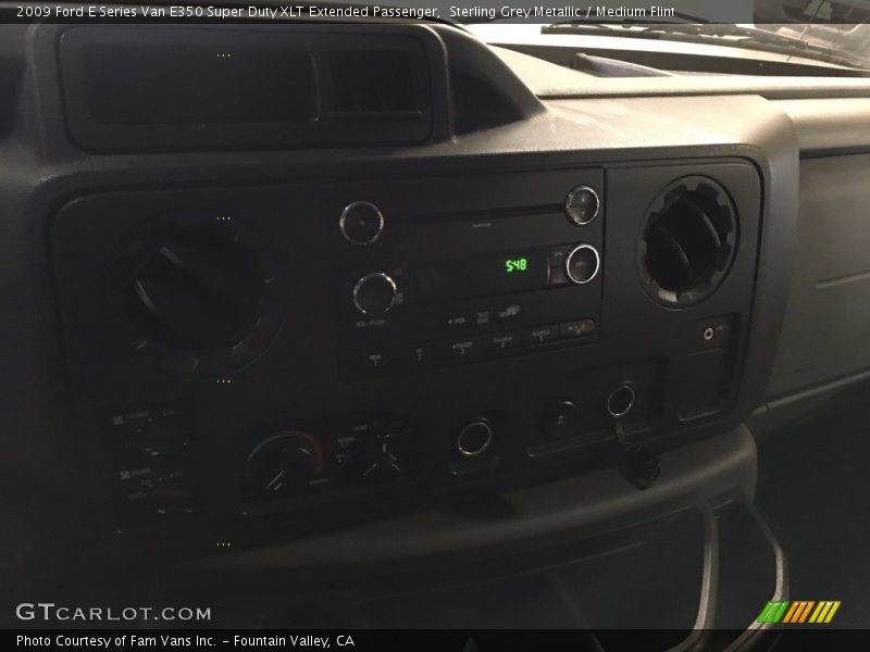 Sterling Grey Metallic / Medium Flint 2009 Ford E Series Van E350 Super Duty XLT Extended Passenger