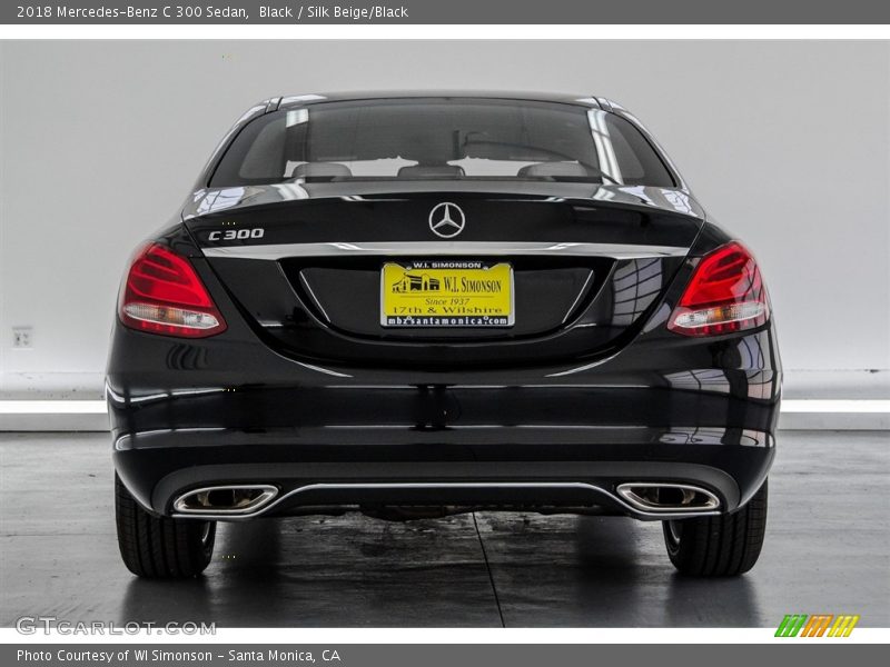 Black / Silk Beige/Black 2018 Mercedes-Benz C 300 Sedan