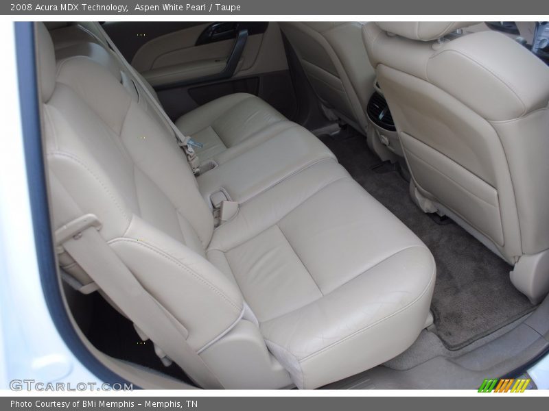 Aspen White Pearl / Taupe 2008 Acura MDX Technology