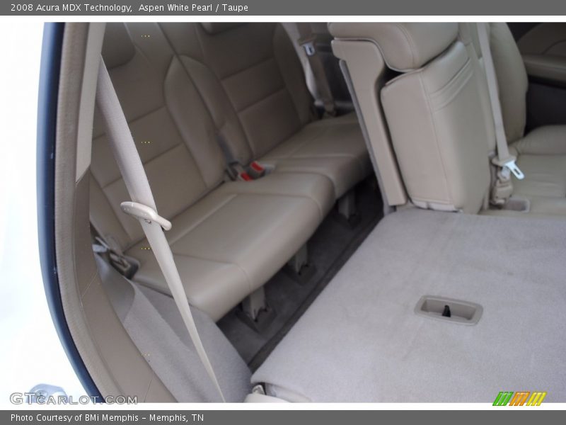 Aspen White Pearl / Taupe 2008 Acura MDX Technology