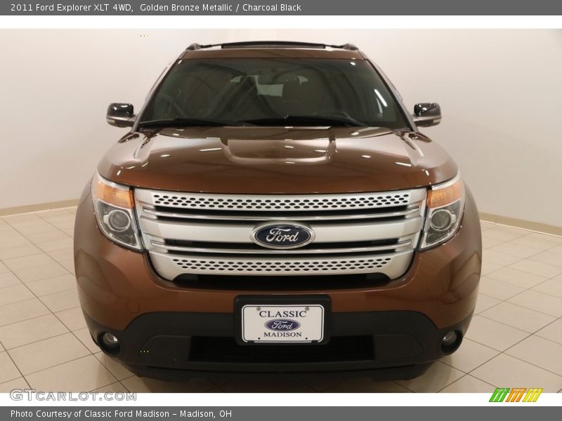 Golden Bronze Metallic / Charcoal Black 2011 Ford Explorer XLT 4WD