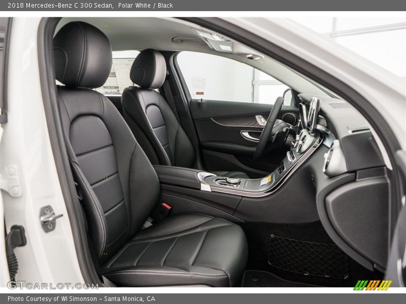 Polar White / Black 2018 Mercedes-Benz C 300 Sedan