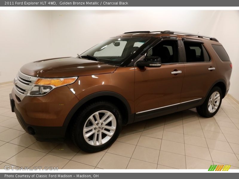Golden Bronze Metallic / Charcoal Black 2011 Ford Explorer XLT 4WD