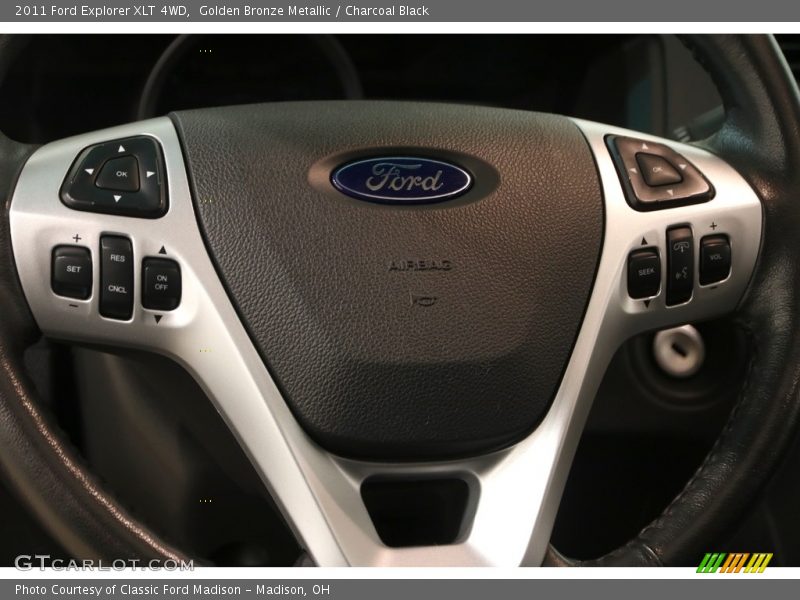 Golden Bronze Metallic / Charcoal Black 2011 Ford Explorer XLT 4WD