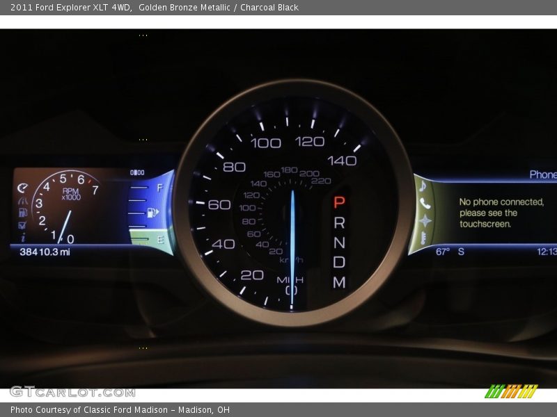 Golden Bronze Metallic / Charcoal Black 2011 Ford Explorer XLT 4WD