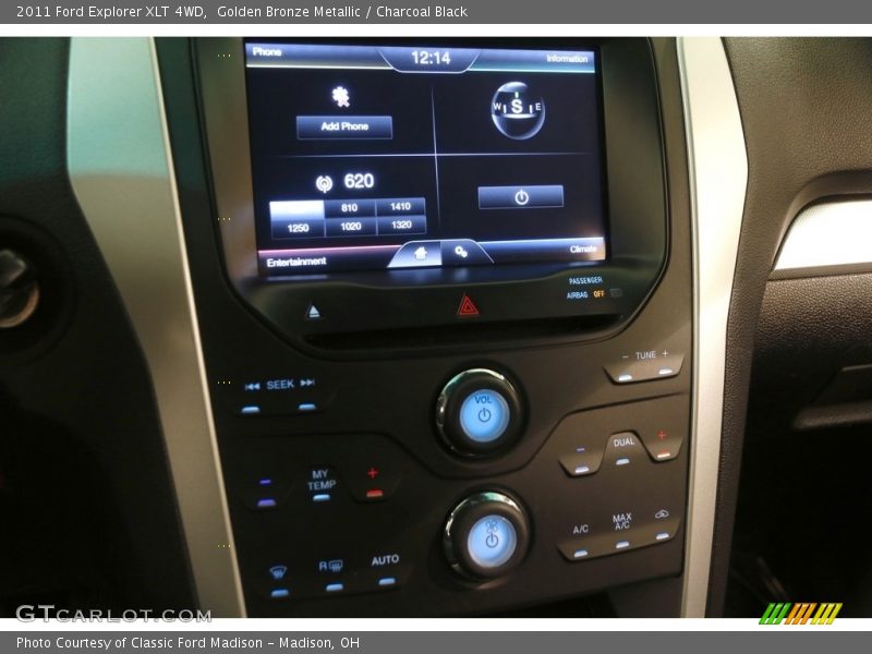 Golden Bronze Metallic / Charcoal Black 2011 Ford Explorer XLT 4WD