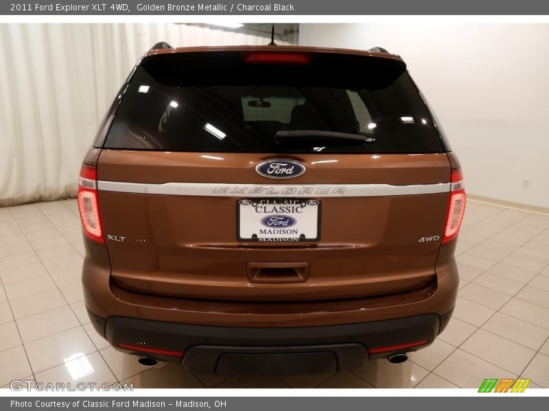 Golden Bronze Metallic / Charcoal Black 2011 Ford Explorer XLT 4WD