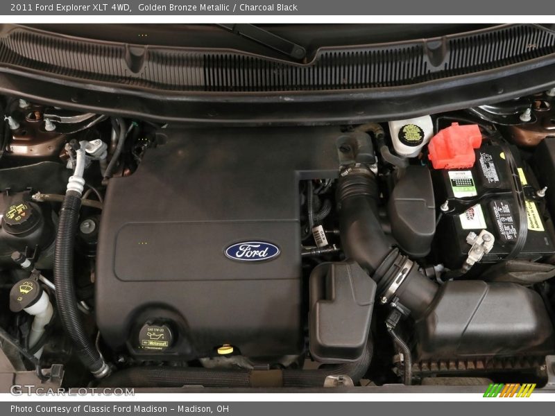 Golden Bronze Metallic / Charcoal Black 2011 Ford Explorer XLT 4WD