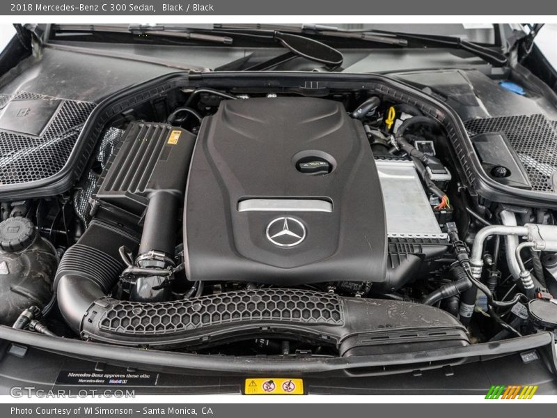 Black / Black 2018 Mercedes-Benz C 300 Sedan