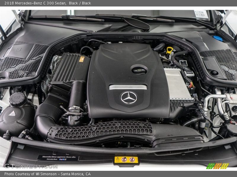 Black / Black 2018 Mercedes-Benz C 300 Sedan