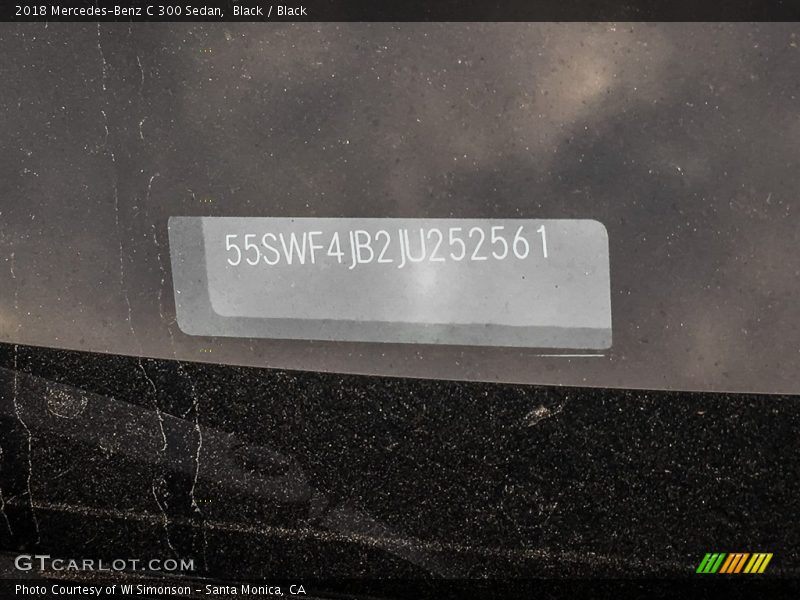 Black / Black 2018 Mercedes-Benz C 300 Sedan