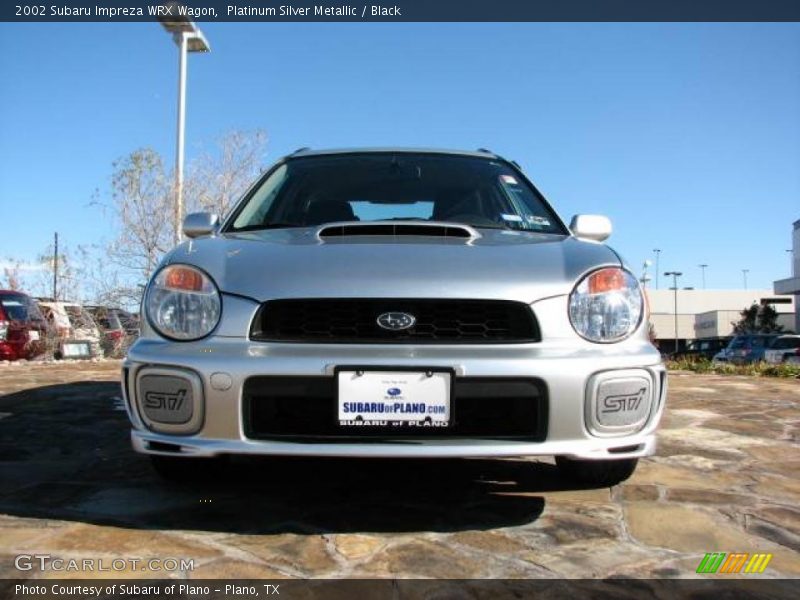 Platinum Silver Metallic / Black 2002 Subaru Impreza WRX Wagon