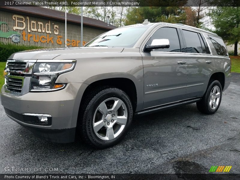 Pepperdust Metallic / Cocoa/Mahogany 2017 Chevrolet Tahoe Premier 4WD