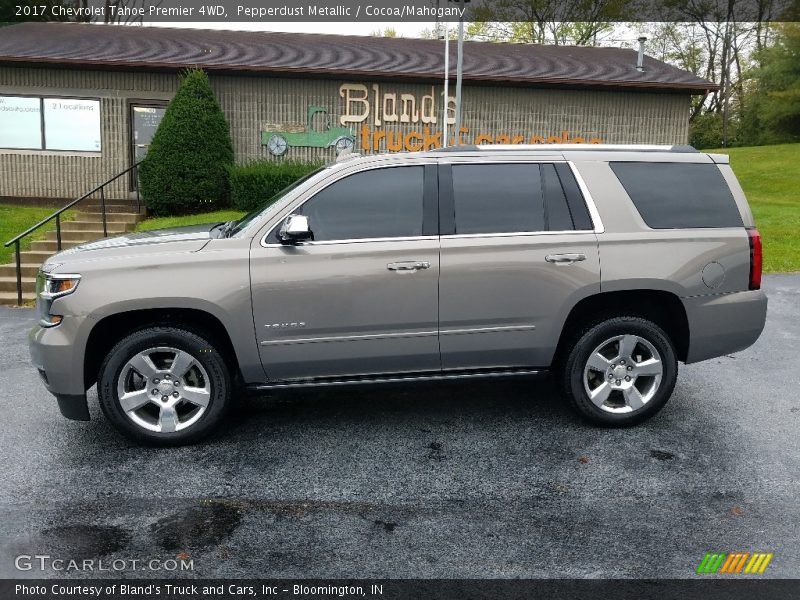 Pepperdust Metallic / Cocoa/Mahogany 2017 Chevrolet Tahoe Premier 4WD