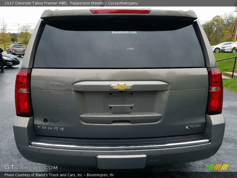 Pepperdust Metallic / Cocoa/Mahogany 2017 Chevrolet Tahoe Premier 4WD