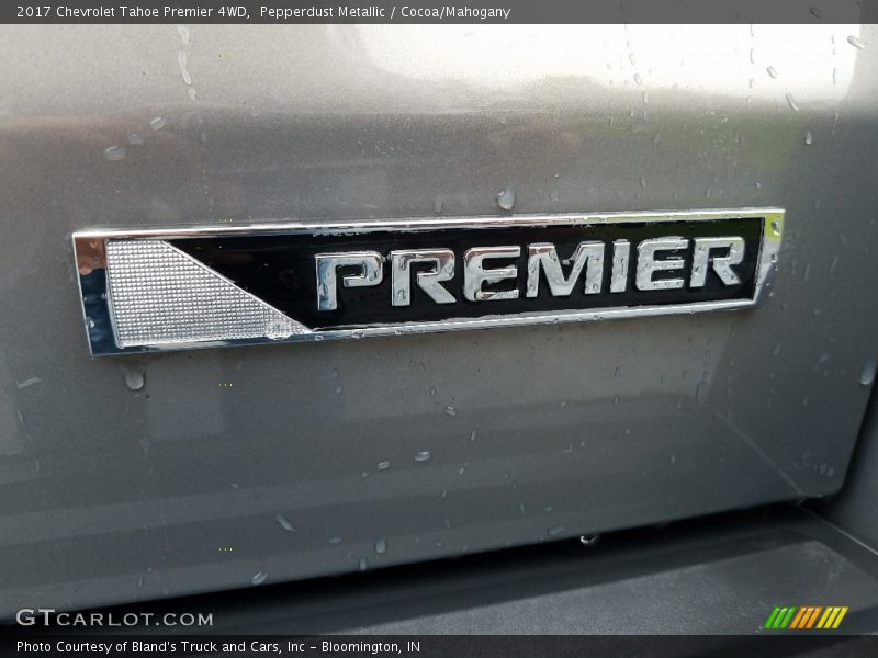 Pepperdust Metallic / Cocoa/Mahogany 2017 Chevrolet Tahoe Premier 4WD
