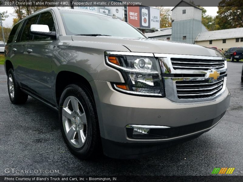 Pepperdust Metallic / Cocoa/Mahogany 2017 Chevrolet Tahoe Premier 4WD